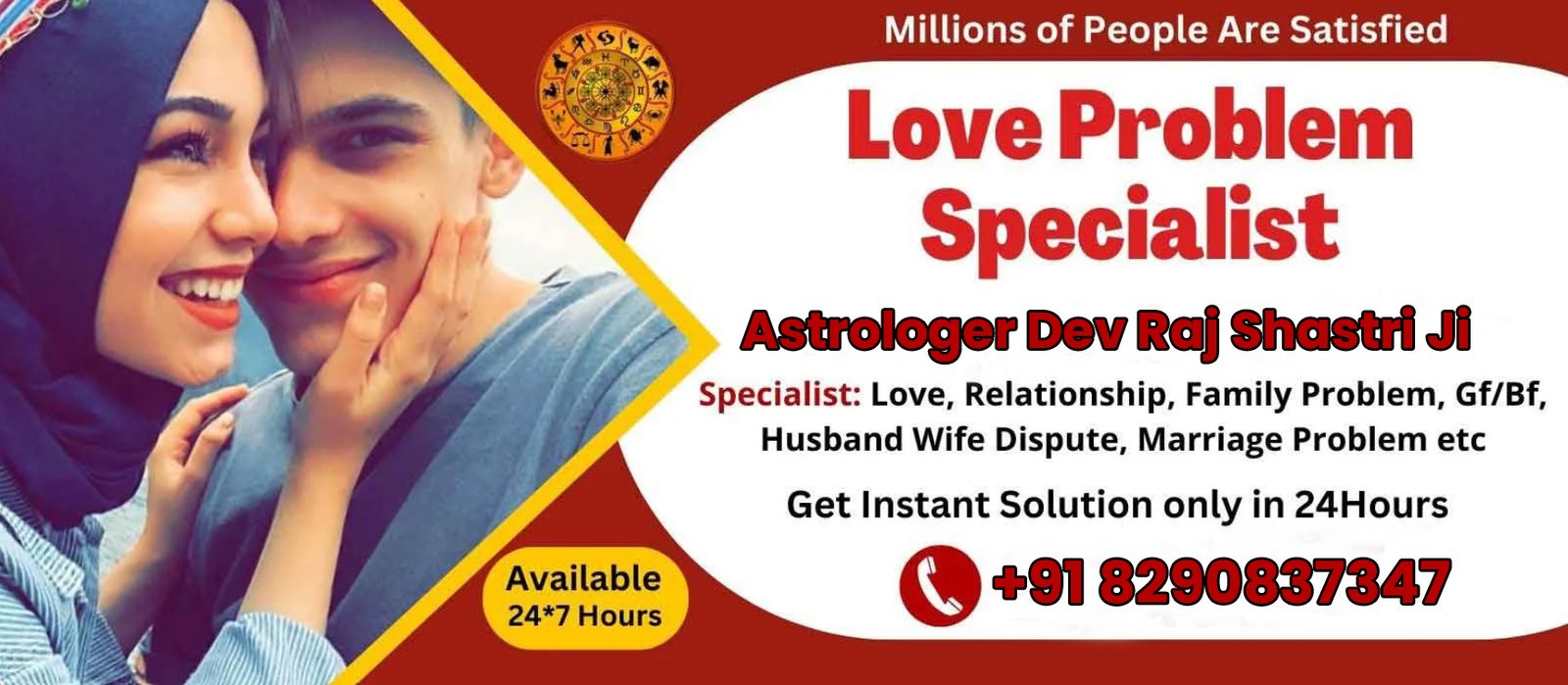 Astrologer Dev Raj Shastri Ji +91-8290837347